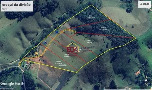 Fazenda/Sítio com 1 Quarto à venda, 24500m² no , São Luiz do Paraitinga