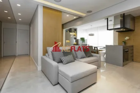 Apartamento com 1 Quarto para alugar, 66m² no Brooklin Paulista, São Paulo