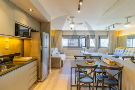 Apartamento com 1 Quarto para alugar, 38m² no Três Figueiras, Porto Alegre