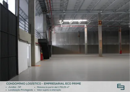 Galpão/Depósito/Armazém para alugar, 1715m² no Distrito Industrial, Jundiaí