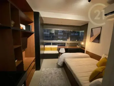 Apartamento com 1 Quarto para venda ou aluguel, 19m² no Pinheiros, São Paulo