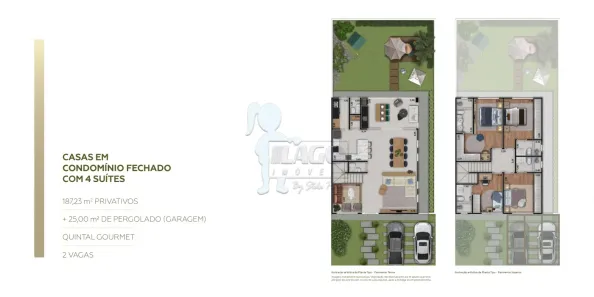 Casa de Condomínio com 4 Quartos à venda, 187m² no Bonfim Paulista, Ribeirão Preto