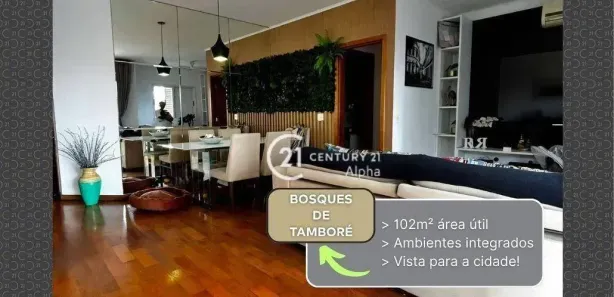Apartamento com 2 Quartos à venda, 102m² no Tamboré, Santana de Parnaíba