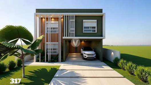 Casa de Condomínio com 4 Quartos à venda, 192m² no Camobi, Santa Maria