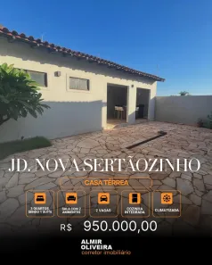 Casa com 3 Quartos à venda, 240m² no Jardim Nova Sertãozinho, Sertãozinho