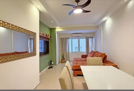 Apartamento com 3 Quartos para alugar, 130m² no Gonzaga, Santos