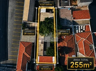 Lote/Terreno à venda, 105m² no Vila Assunção, Santo André