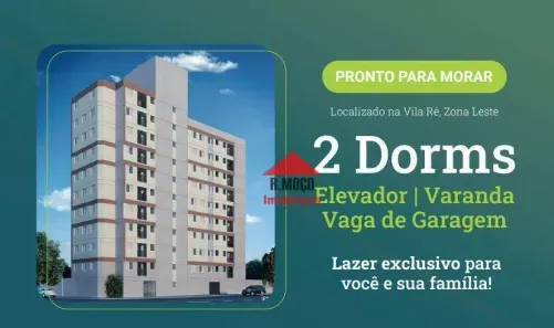 Apartamento com 2 Quartos à venda, 38m² no Vila Ré, São Paulo
