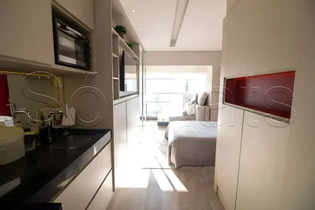 Flat com 1 Quarto para alugar, 35m² no Vila Cordeiro, São Paulo