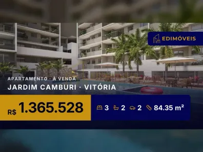 Apartamento com 3 Quartos à venda, 84m² no Jardim Camburi, Vitória