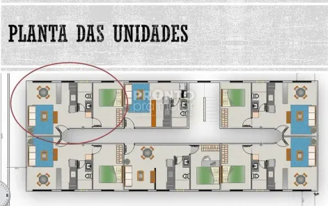 Flat com 1 Quarto à venda, 32m² no Bairro Novo, Olinda