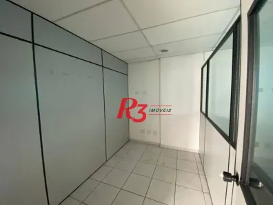 Sala Comercial para alugar, 90m² no Gonzaga, Santos