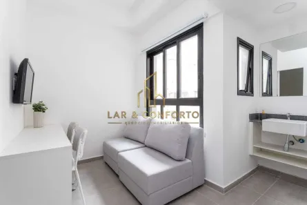 Apartamento com 1 Quarto para alugar, 28m² no República, São Paulo