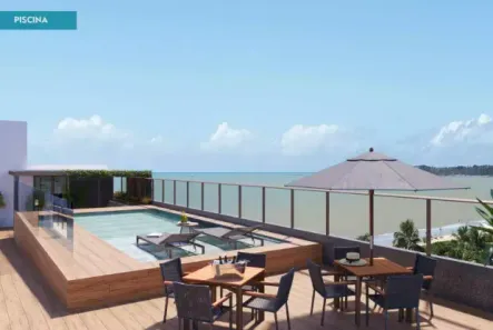 Flat com 1 Quarto à venda, 23m² no Cabo Branco, João Pessoa