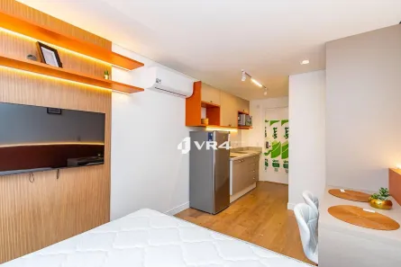 Apartamento com 1 Quarto para alugar, 19m² no Centro, Curitiba