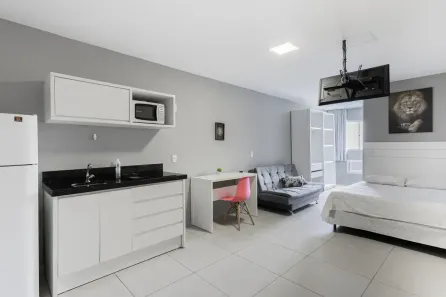 Apartamento com 1 Quarto para alugar, 32m² no Centro, Florianópolis