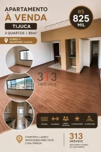 Apartamento com 3 Quartos à venda, 85m² no Tijuca, Rio de Janeiro