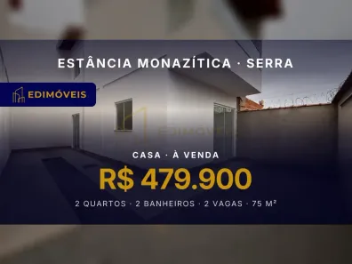 Casa com 2 Quartos à venda, 75m² no Estância Monazítica, Serra