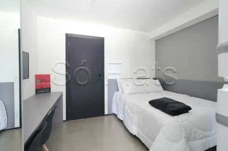 Flat com 1 Quarto para alugar, 22m² no Indianópolis, São Paulo