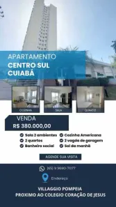 Apartamento com 2 Quartos à venda, 56m² no Centro-Sul, Cuiabá