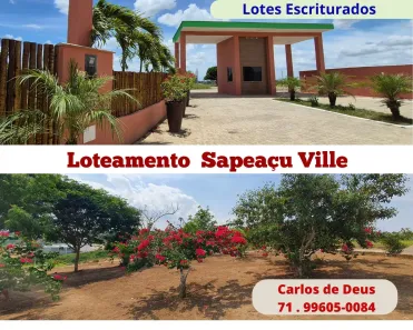 Lote/Terreno à venda, 300m² no , Sapeaçu