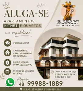 Apartamento com 1 Quarto para alugar, 30m² no Carvoeira, Florianópolis