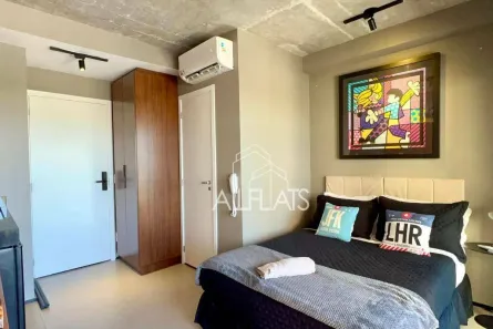 Apartamento com 1 Quarto para alugar, 28m² no Cerqueira César, São Paulo