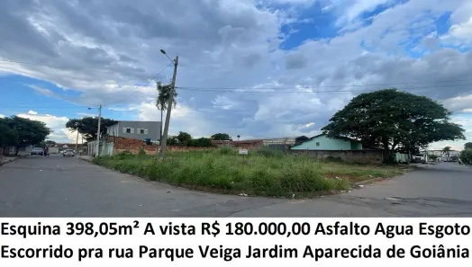 Lote/Terreno à venda, 398m² no Parque Veiga Jardim, Aparecida de Goiânia