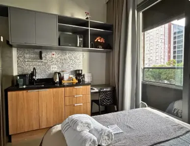 Apartamento com 1 Quarto para alugar, 21m² no Jardim Paulista, São Paulo