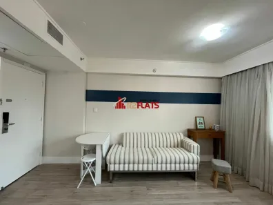 Flat com 1 Quarto para alugar, 27m² no Indianópolis, São Paulo