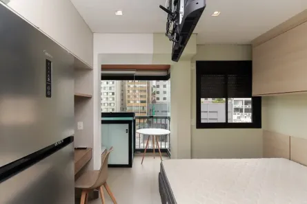 Apartamento com 1 Quarto à venda, 20m² no Jardim das Bandeiras, São Paulo