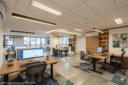 Sala Comercial para alugar, 116m² no Centro, Curitiba