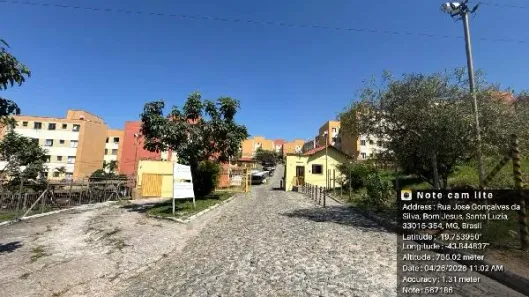 Apartamento com 2 Quartos à venda, 40m² no Bom Jesus, Santa Luzia