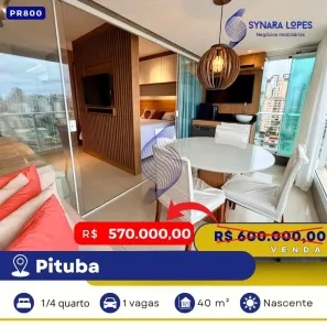 Apartamento com 1 Quarto à venda, 40m² no Pituba, Salvador
