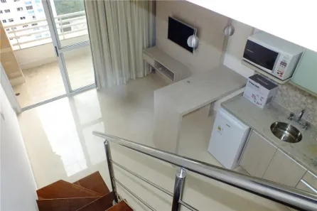Apartamento com 1 Quarto para alugar, 40m² no Cidade Monções, São Paulo