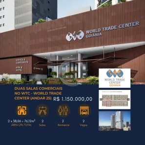 Sala Comercial à venda, 76m² no Setor Marista, Goiânia