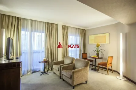 Flat com 1 Quarto para alugar, 31m² no Chácara Santo Antônio (Zona Sul), São Paulo