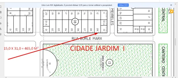 Lote/Terreno à venda, 465m² no Residencial Cidade Jardim, Sinop