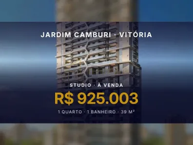 Apartamento com 1 Quarto à venda, 39m² no Jardim Camburi, Vitória