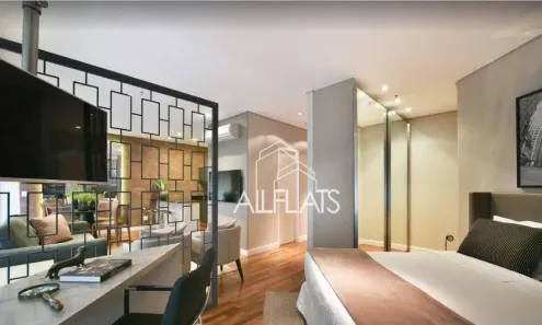 Flat com 1 Quarto para venda ou aluguel, 65m² no Vila Olímpia, São Paulo