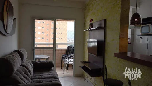 Apartamento com 1 Quarto para alugar, 40m² no Ocian, Praia Grande