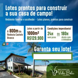 Lote/Terreno à venda, 1000m² no Areia Branca, Quadra
