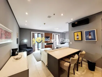 Flat com 1 Quarto para alugar, 45m² no Itaim Bibi, São Paulo