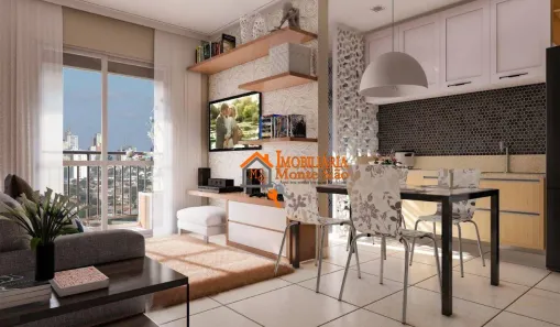 Apartamento com 2 Quartos à venda, 46m² no Vila Silveira, Guarulhos