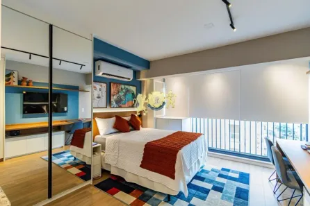 Apartamento com 1 Quarto para alugar, 27m² no Sumarezinho, São Paulo