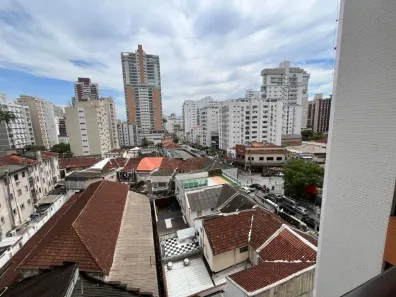Apartamento com 1 Quarto para alugar, 57m² no Boqueirão, Santos