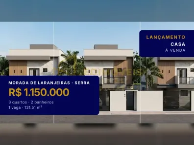 Casa com 3 Quartos à venda, 131m² no Morada de Laranjeiras, Serra
