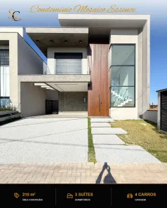Casa de Condomínio com 3 Quartos à venda, 210m² no Cézar de Souza, Mogi das Cruzes