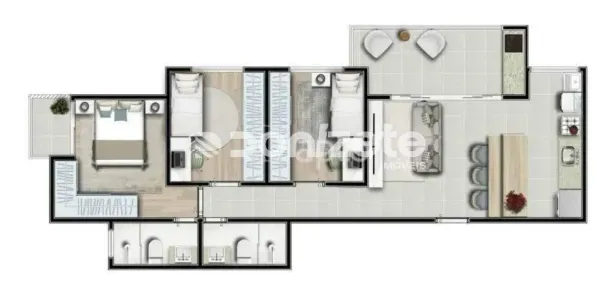 Apartamento com 3 Quartos à venda, 80m² no Vila Alzira, Santo André