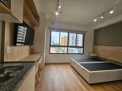 Apartamento com 1 Quarto para alugar, 24m² no Brooklin Paulista, São Paulo